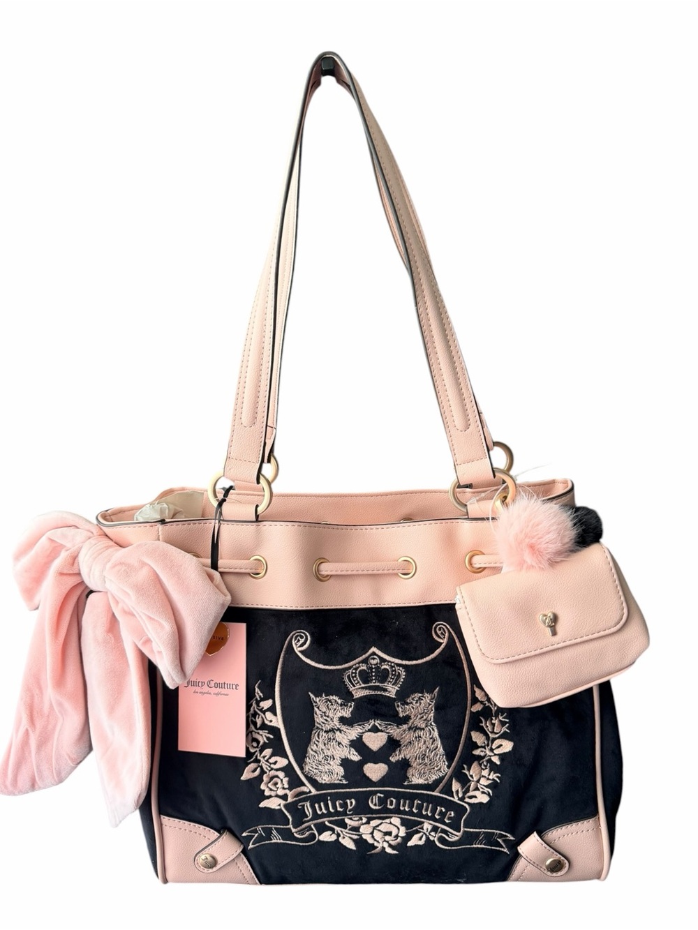 Rare Juicy Couture Liquorice New Love Chapter Tote - Picture 4 of 4
